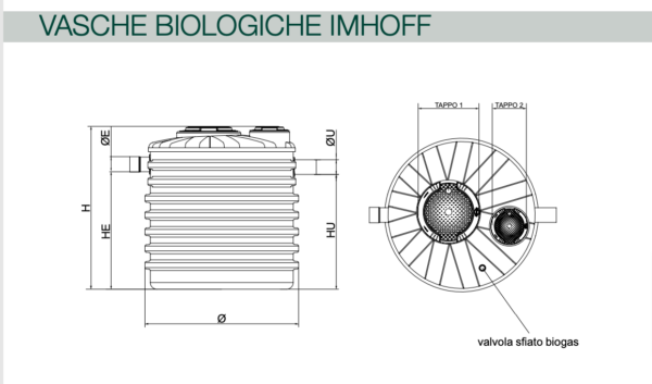 Vasca biologica Imhoff IM500 - immagine 4